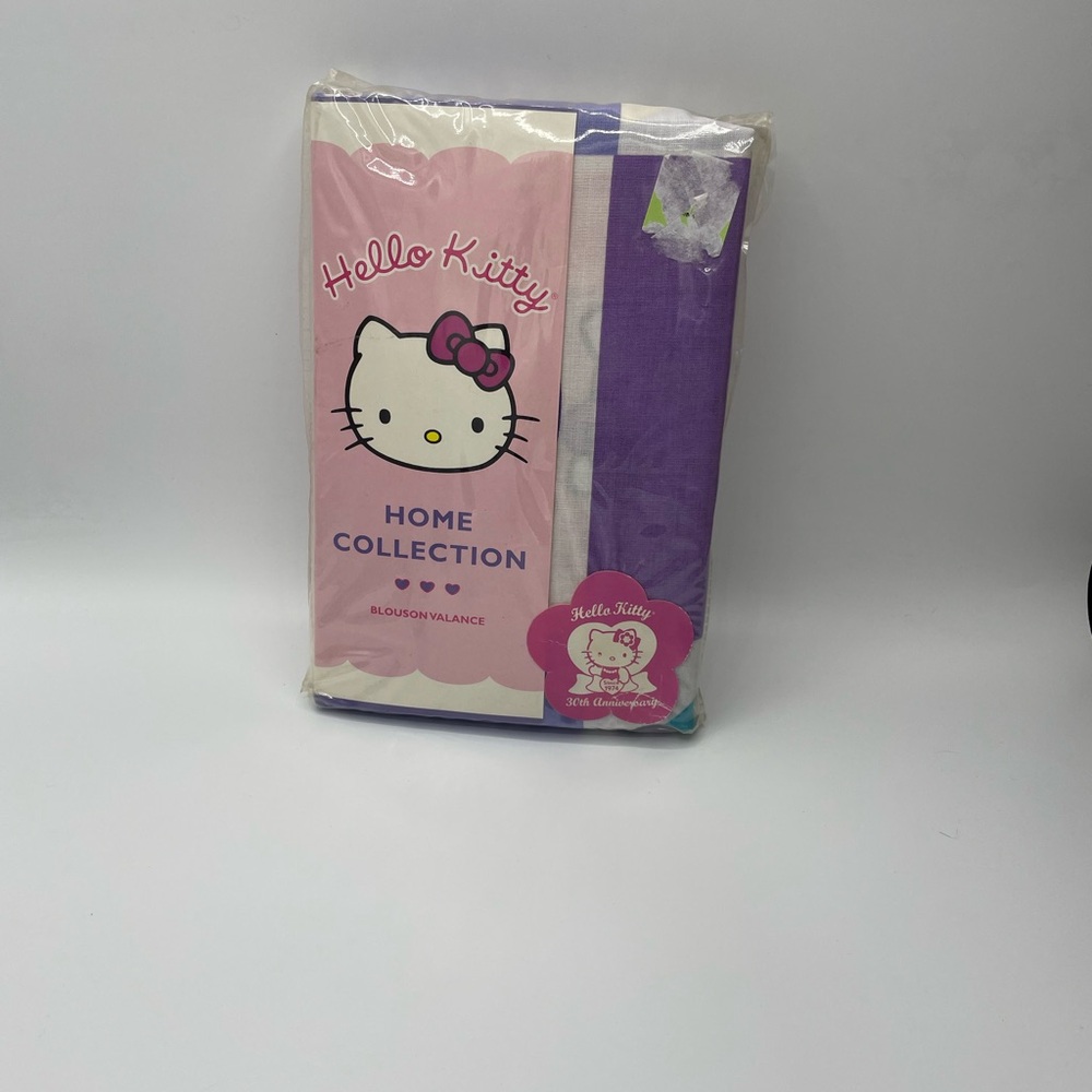 Hello Kitty Pink and Purple curtain valance